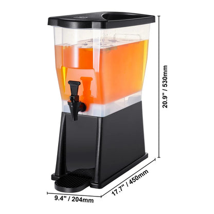 Beverage Dispenser, 3 Gallon Drink Dispenser for Parties, Plastic Juice Dispenser with Stand Spigot Lid, Iced Tea Lemonade Juice Water Dispenser, for Restaurants, Hotels, Parties - Image 8