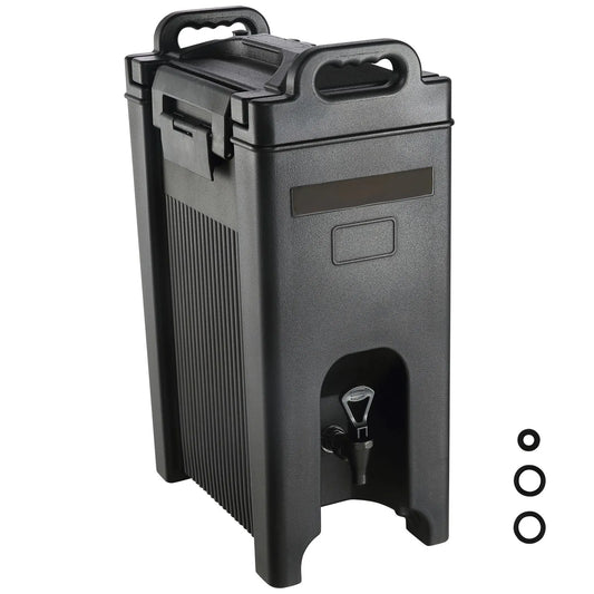 Insulated Beverage Dispenser, 18.9 L, Food-grade LDPE Hot and Cold Beverage Server, Thermal Drink Dispenser Cooler with 23 mm PU Layer Two-Stage Faucet Handle, for Restaurant Drink Shop