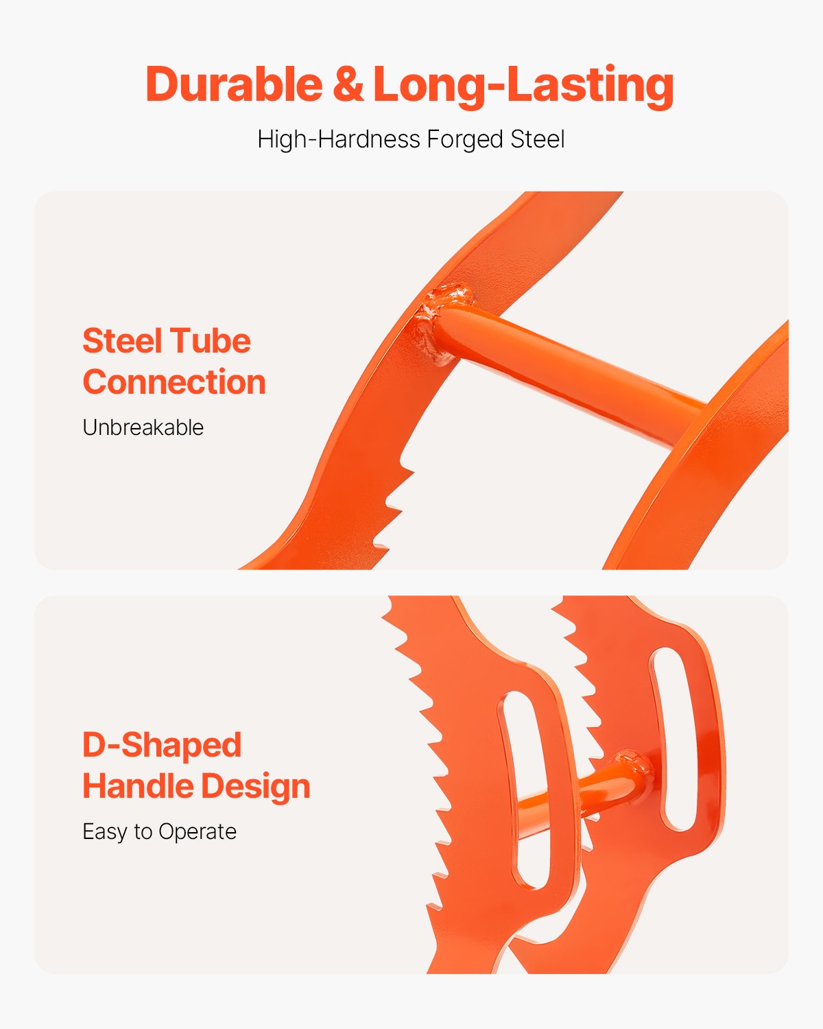 32in Log Lifting Tongs, 4-Claw Log Tongs, Heavy Duty Steel Log Grapple, 2200LBS Lifting Capacity, Swivel Log Graper Timber, Eagle Claw Design, Log Skidding Tongs for Trucks, Tractors, Forklifts - Image 5