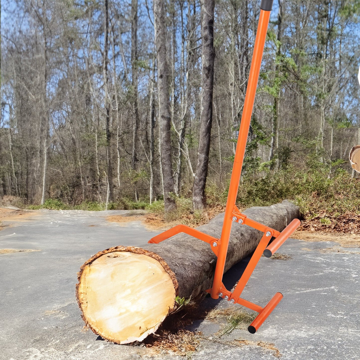 Timberjack, 46.5 in, Heavy Duty Steel Log Lifter, Log Roller with Adjustable Cant Hook, Logging Tools Log Jack for Logs Ups to 15" Dia, Timber Jack for Rolling Cutting Lifting Logs - Image 8