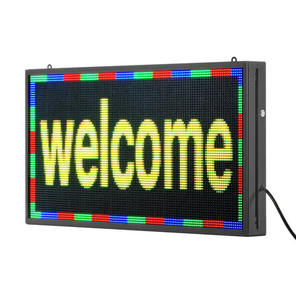 27x14in Programmable LED Sign Digital Scrolling Display Board P5 Fullcolor - Image 9