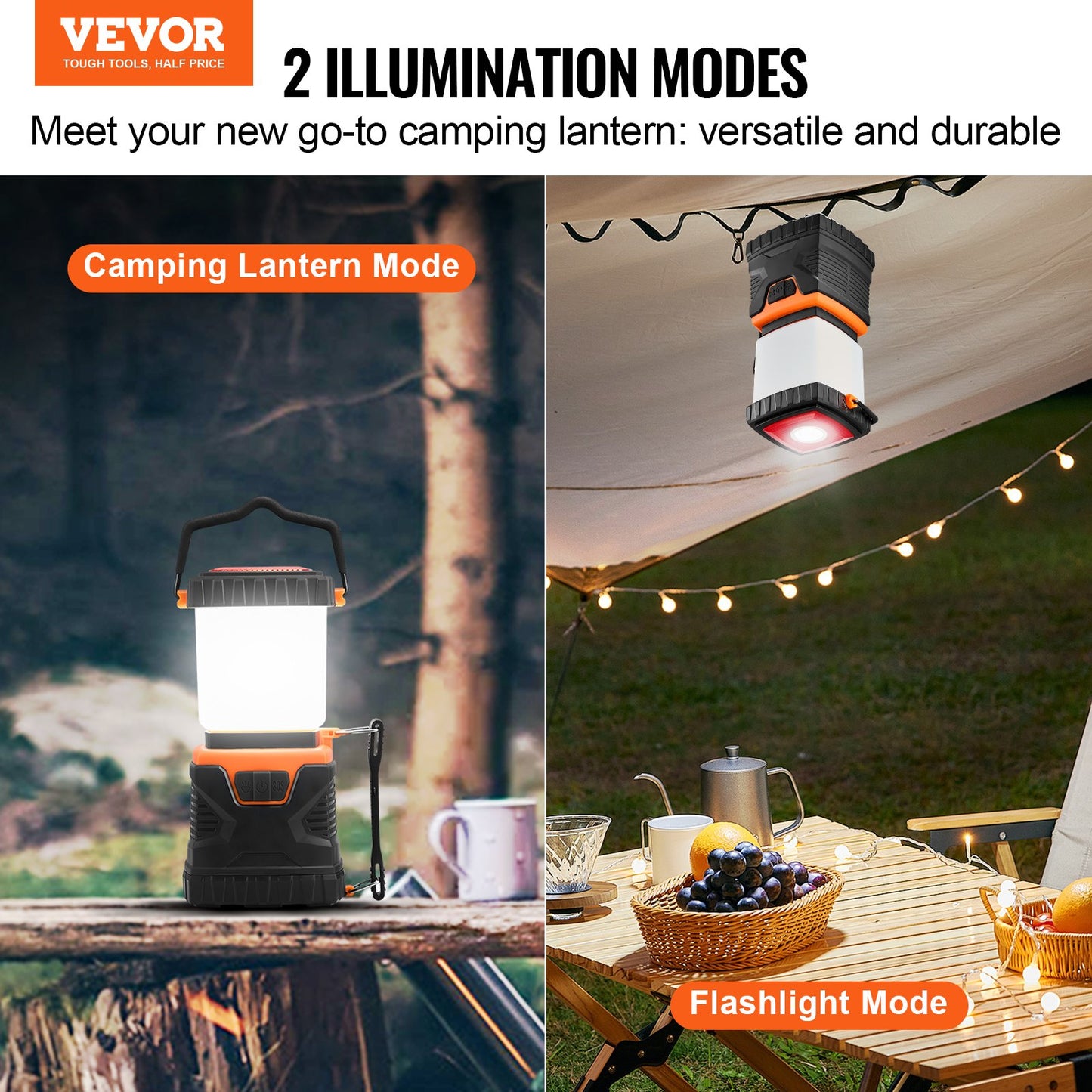 LED Camping Lantern Battery Powered All-in-one for Exceptional Experience - Image 2