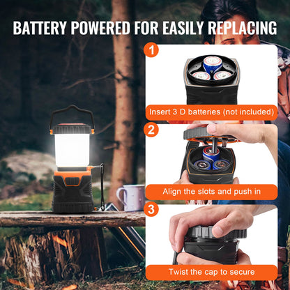LED Camping Lantern Battery Powered All-in-one for Exceptional Experience - Image 5