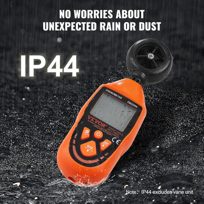 Handheld Anemometer, -10℃ to 45℃, Digital Wind Speed Meter Gauge with LED Backlight Screen, Measures Wind Velocity Wind Temperature Air Flow Wind Chill, for Sailing Surfing Drone Flying HVAC - Image 5