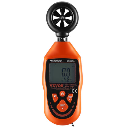 Handheld Anemometer, -10℃ to 45℃, Digital Wind Speed Meter Gauge with LED Backlight Screen, Measures Wind Velocity Wind Temperature Air Flow Wind Chill, for Sailing Surfing Drone Flying HVAC - Image 9