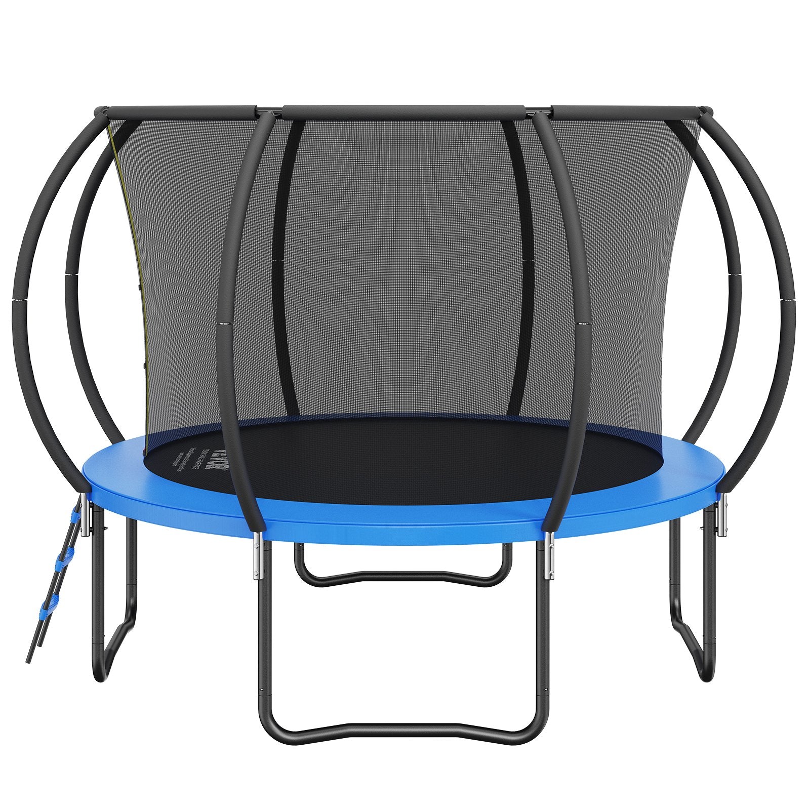 10FT Trampoline, 330 lbs Trampoline with Enclosure Net, Ladder, and Curved Pole, Heavy Duty Trampoline with Jumping Mat and Spring Cover Padding, Outdoor Recreational Trampolines for Kids Adults - Image 9