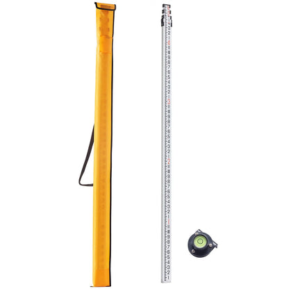 Measuring Rod 16-Feet/8ths 4 Sections Telescopic Grade Rod 1/8in w/ Bag - Image 9