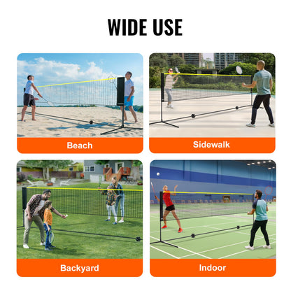 20ft Badminton Net Set Outdoor Portable Volleyball Pickleball Tennis Net - Image 6