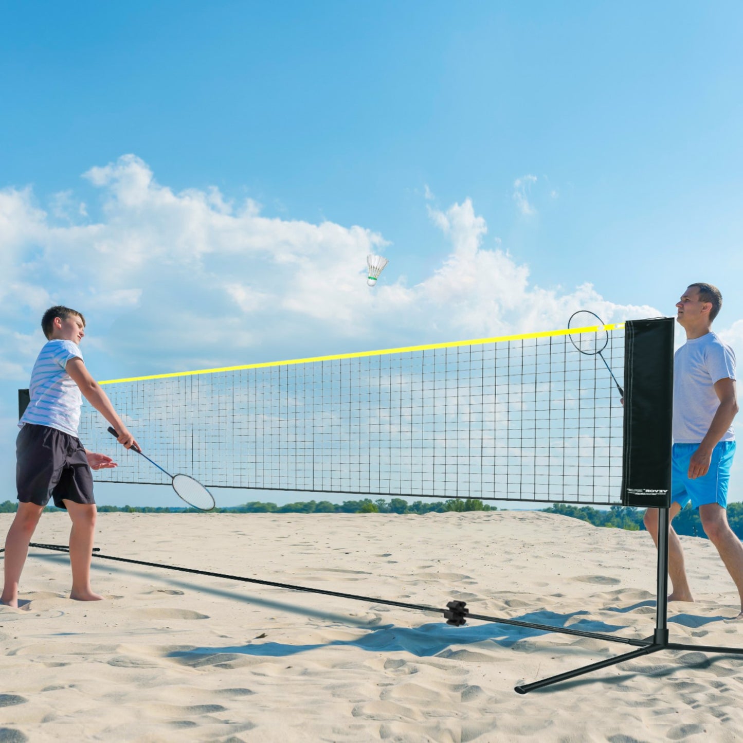 20ft Badminton Net Set Outdoor Portable Volleyball Pickleball Tennis Net - Image 8