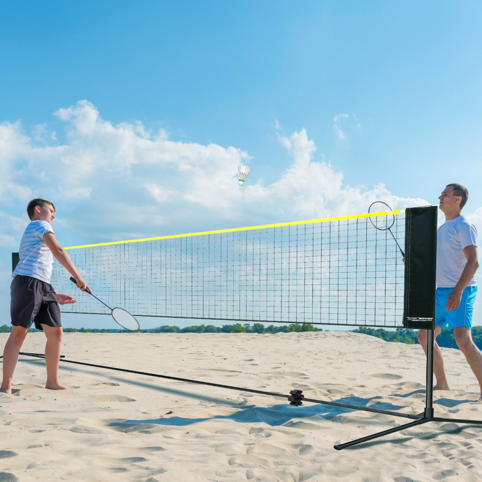 20ft Badminton Net Set Outdoor Portable Volleyball Pickleball Tennis Net - Image 8