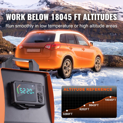 8 KW Diesel Air Heater, Bluetooth App Control All-on-one Diesel Heater with Automatic Altitude Adjustment, Remote Control and LCD, Portable Parking Heater for Home RV Trailer Camper Van Boat - Image 4