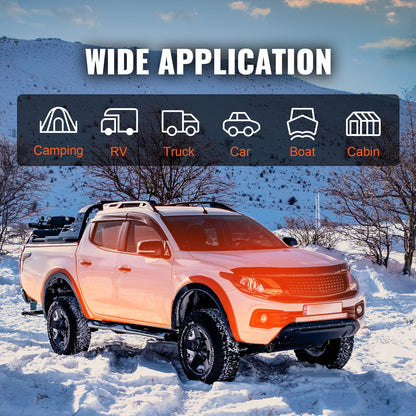 8 KW Diesel Air Heater, Bluetooth App Control All-on-one Diesel Heater with Automatic Altitude Adjustment, Remote Control and LCD, Portable Parking Heater for Home RV Trailer Camper Van Boat - Image 6