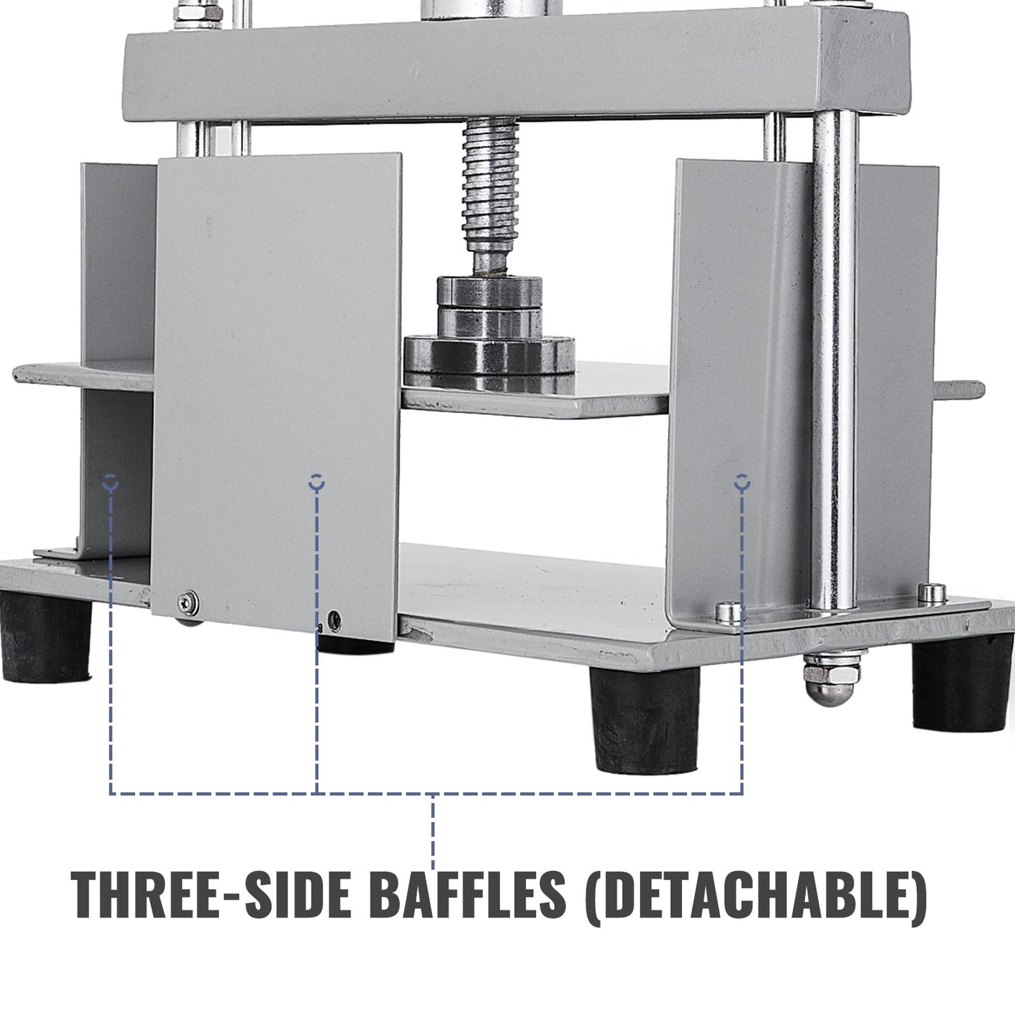 Manual Paper Press Machine, 12x8.6 inch for A4 Sized Papers Flatting Machine, 10cm Thickness Steel Frame Manual Flat Paper Press Machine, Papermaking Book Press - Image 6