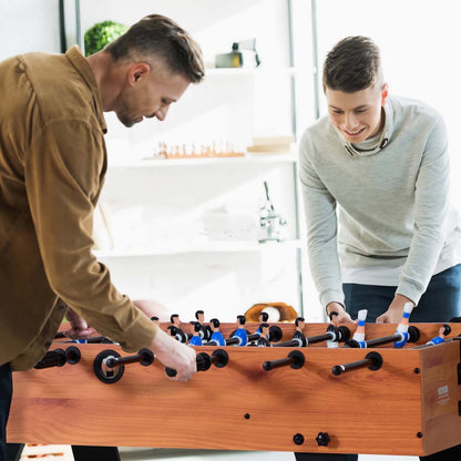 Folding Foosball Table, 106 cm Standard Size Table, Indoor Full Size Foosball Tables for Home, Family, and Game Room, Durable Soccer Set, Includes 2 Balls - Image 8