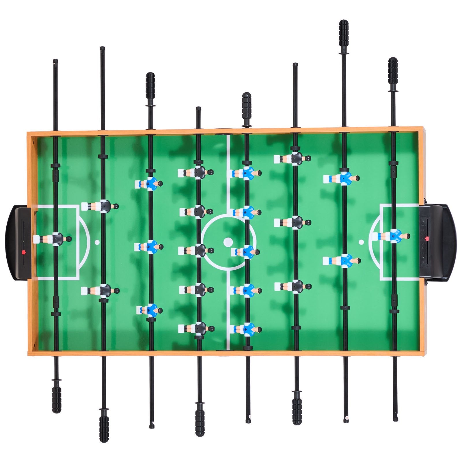 Folding Foosball Table, 106 cm Standard Size Table, Indoor Full Size Foosball Tables for Home, Family, and Game Room, Durable Soccer Set, Includes 2 Balls - Image 9