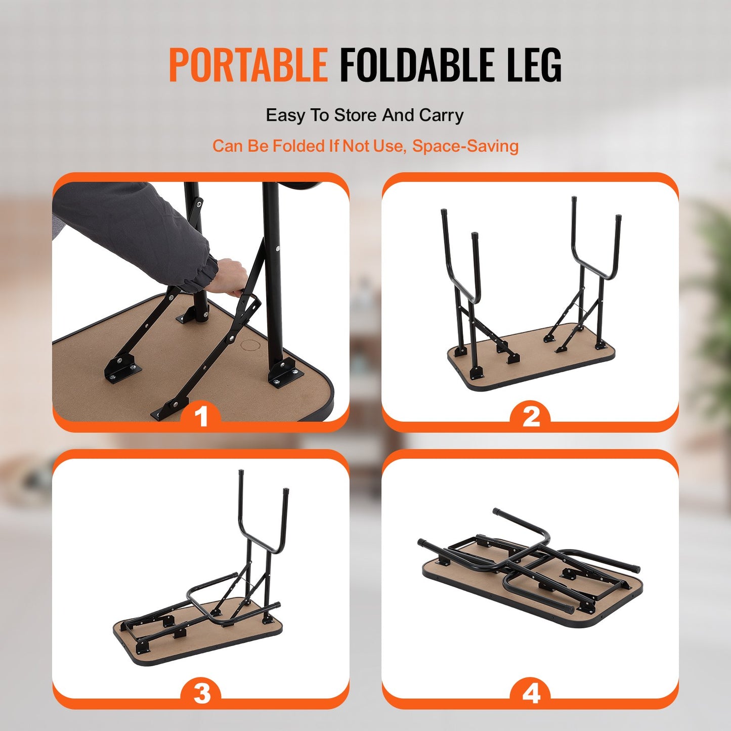 Pet Grooming Table Arm with Clamp, 808 x 460 mm Dog Grooming Station, Foldable Pets Grooming Stand for Medium and Small Dogs, Free No Sit Haunch Holder with Grooming Loop, Bearing 99.8kg - Image 5
