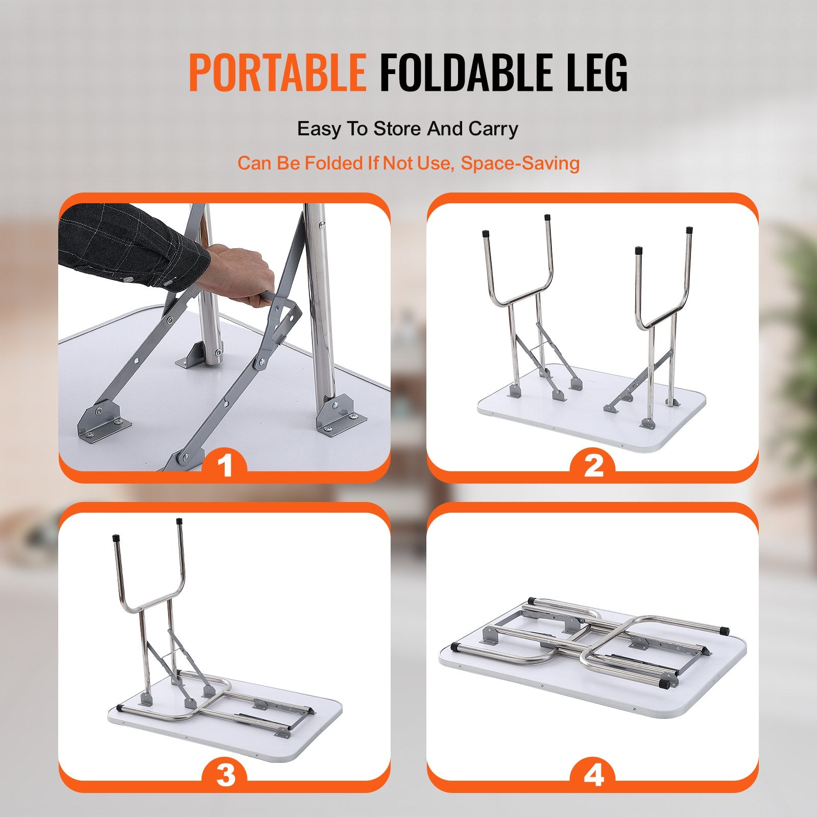 Pet Grooming Table Two Arms with Clamp, 915 x 610mm Dog Grooming Station, Foldable Pets Grooming Stand for Medium and Small Dogs, Free Two No Sit Haunch Holder with Grooming Loop, Bearing 150kg - Image 5