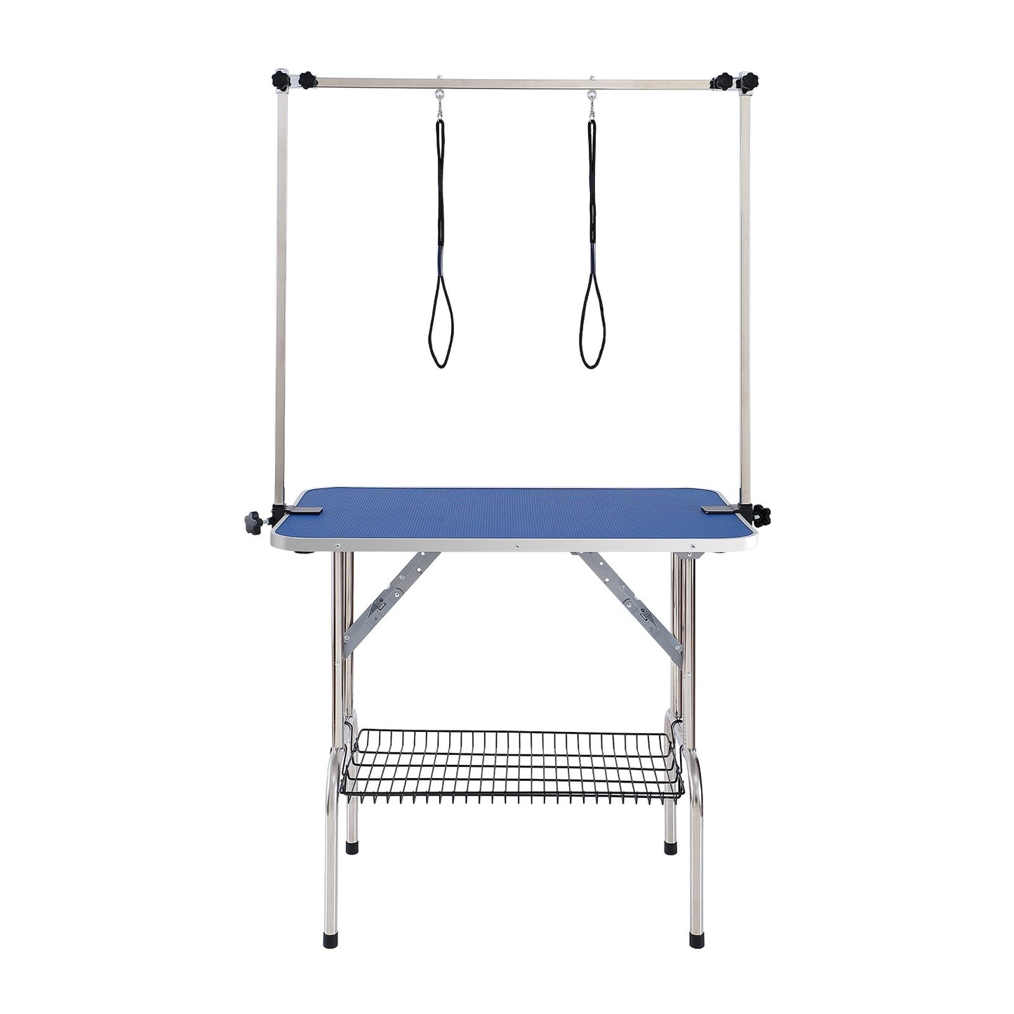 Pet Grooming Table Two Arms with Clamp, 915 x 610mm Dog Grooming Station, Foldable Pets Grooming Stand for Medium and Small Dogs, Free Two No Sit Haunch Holder with Grooming Loop, Bearing 150kg - Image 9