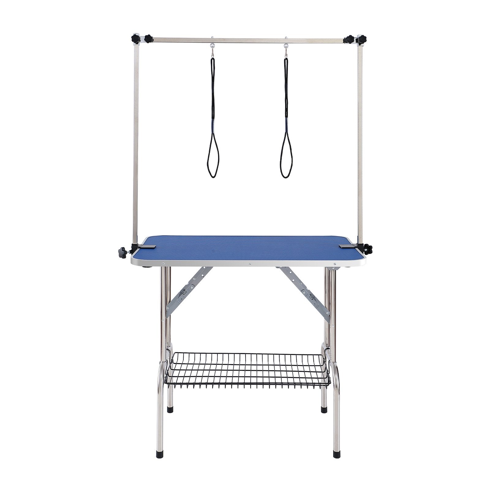 Pet Grooming Table Two Arms with Clamp, 915 x 610mm Dog Grooming Station, Foldable Pets Grooming Stand for Medium and Small Dogs, Free Two No Sit Haunch Holder with Grooming Loop, Bearing 150kg - Image 9