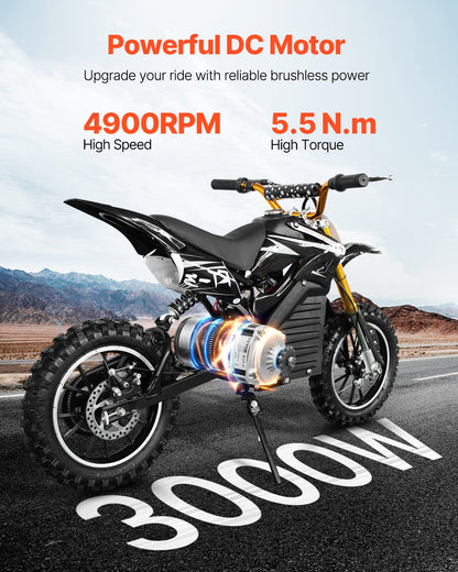 3000W Electric Brushless DC Motor, 72V 4900rpm Go Kart Electric Motor, Electric Dirt Bike Motor Engine for E-Bike Motorcycle Scooter DIY - Image 2