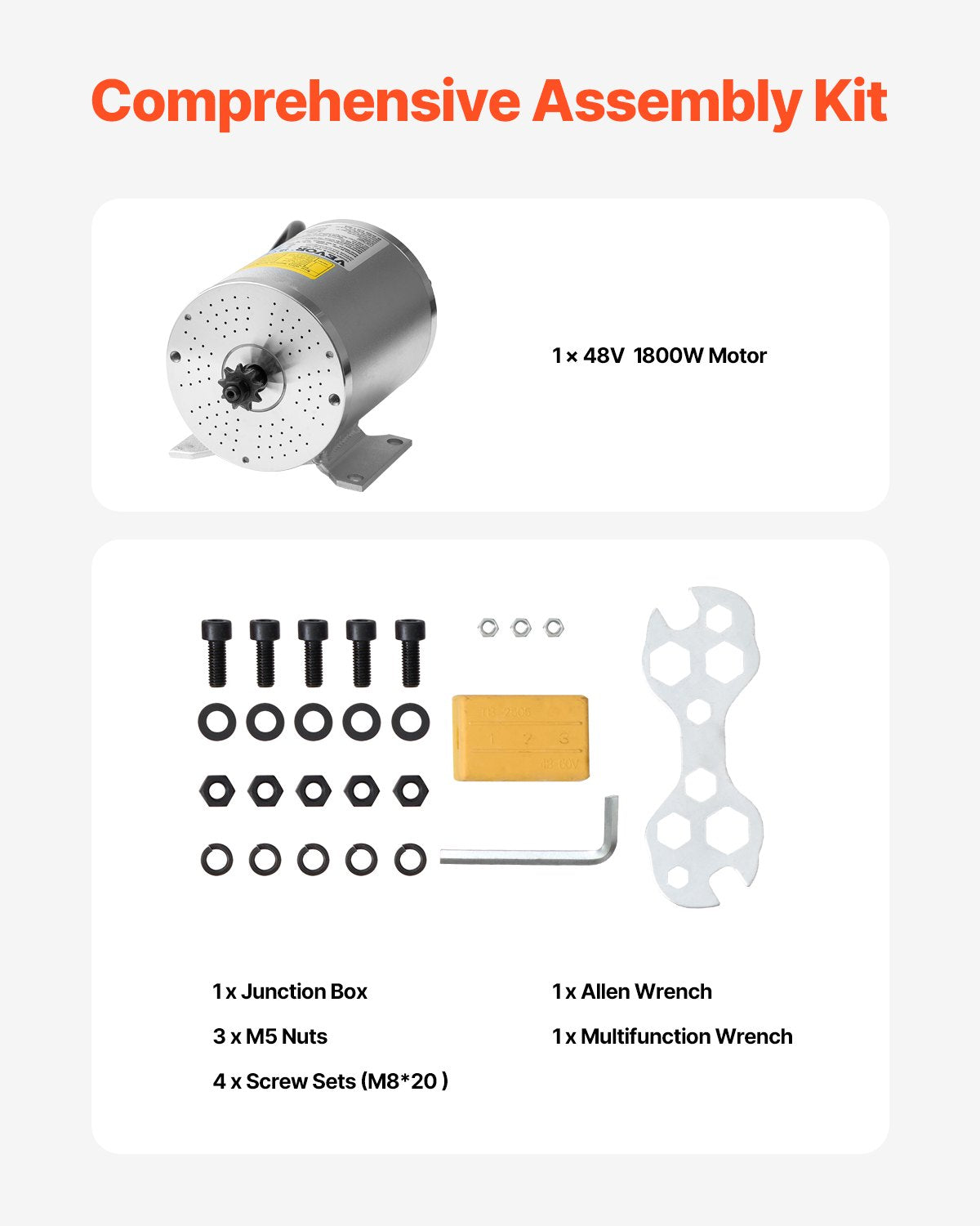 3000W Electric Brushless DC Motor, 72V 4900rpm Go Kart Electric Motor, Electric Dirt Bike Motor Engine for E-Bike Motorcycle Scooter DIY - Image 5