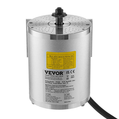 3000W Electric Brushless DC Motor, 72V 4900rpm Go Kart Electric Motor, Electric Dirt Bike Motor Engine for E-Bike Motorcycle Scooter DIY - Image 9