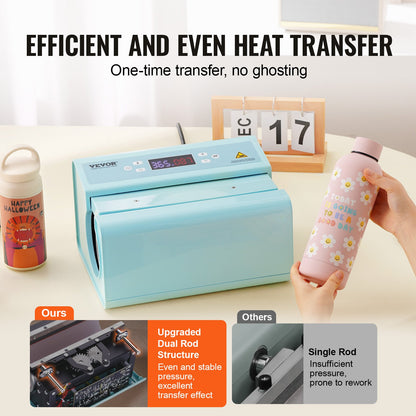 Auto Tumbler Heat Press Machine 325-887 ml Sublimation Mug Heat Press Blue - Image 4