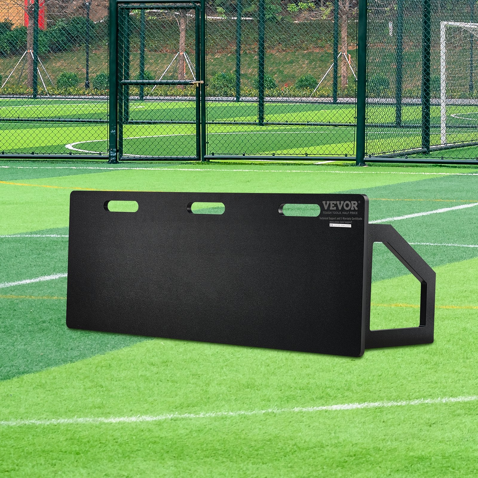 Soccer Rebounder Board, 115x45 cm Portable Soccer Wall with 2 Angles Rebound, Foldable HDPE Kickback Rebound Board, Soccer Training Equipment for Kids and Adults, Passing & Shooting Practice - Image 8