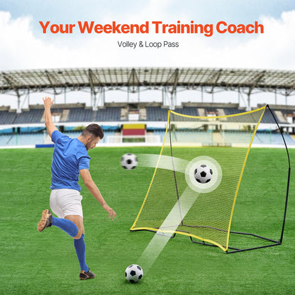 7x7FT Soccer Rebounder Portable Soccer Trainer Net with Portable Bag - Image 3
