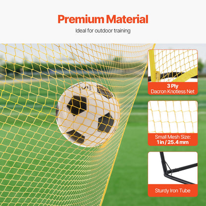 7x7FT Soccer Rebounder Portable Soccer Trainer Net with Portable Bag - Image 4