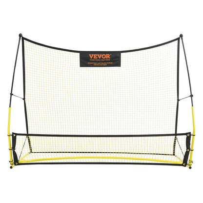 Soccer Trainer, 2-IN-1 Portable Soccer Rebounder Net, Iron Soccer Practice Equipment, Sports Football Rebounder Wall with Portable Bag, Perfect for Team Solo Training, Passing, Volley - Image 9