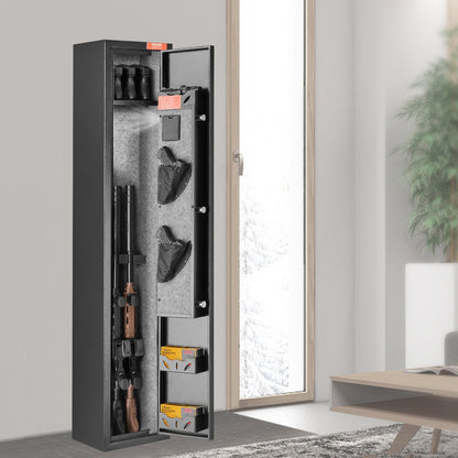 Gun Safe Rifle Safe with Digital Keypad & Lock for 3 Rifles and 4 Pistols - Image 8