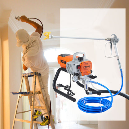 High Pressure Airless Wall Paint Spray Gun Sprayer 600W Machine Spraying - Image 8