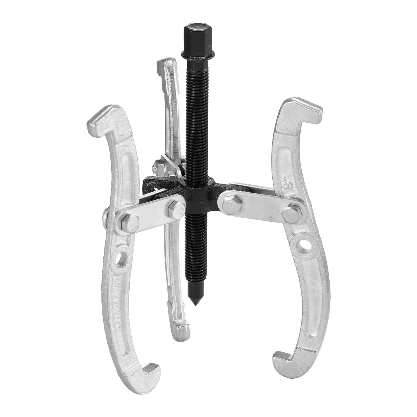 Gear Puller Set, 76.2 mm/101.6 mm/152.4 mm/203.2 mm 3 Jaw Bearing Puller with Reversible Jaws, 2 Jaw/3 Jaw Pulley Puller, 4 PCS Bearing Puller Tool Kit for Pulley Gear Bearing Flywheel Removal - Image 9