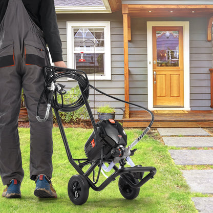 Stand Airless Paint Sprayer, 750W 3000PSI High Efficiency Electric Airless Sprayer With Cart, Fine And Even Painting Effect, Paint Sprayers for Home Interior and Exterior Furniture and Fences - Image 8