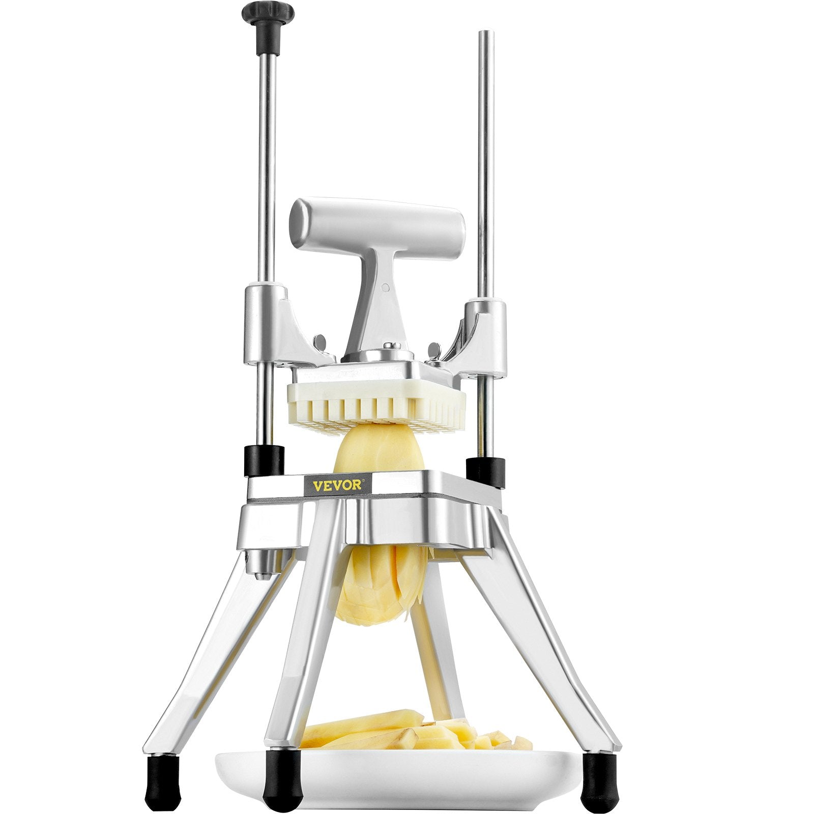 Commercial Vegetable Fruit Chopper 1/4" Blade Heavy Duty Professional Food Dicer Kattex French Fry Cutter Onion Slicer Stainless Steel for Tomato Peppers Potato Mushroom - Image 9
