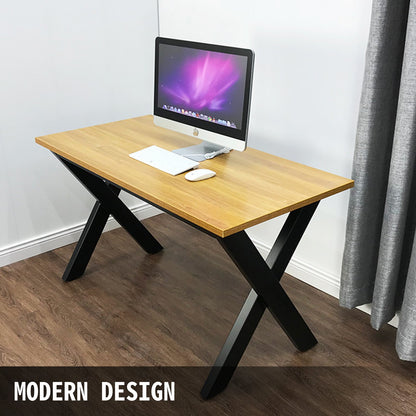 Metal Table Legs 28.4 x 29.9 Inch Black Table Legs Premium steel table legs with X-frame style Steel Bench Legs Country Style Table Legs Furniture Leg Perfect for Coffee Store Home Office Bar - Image 6