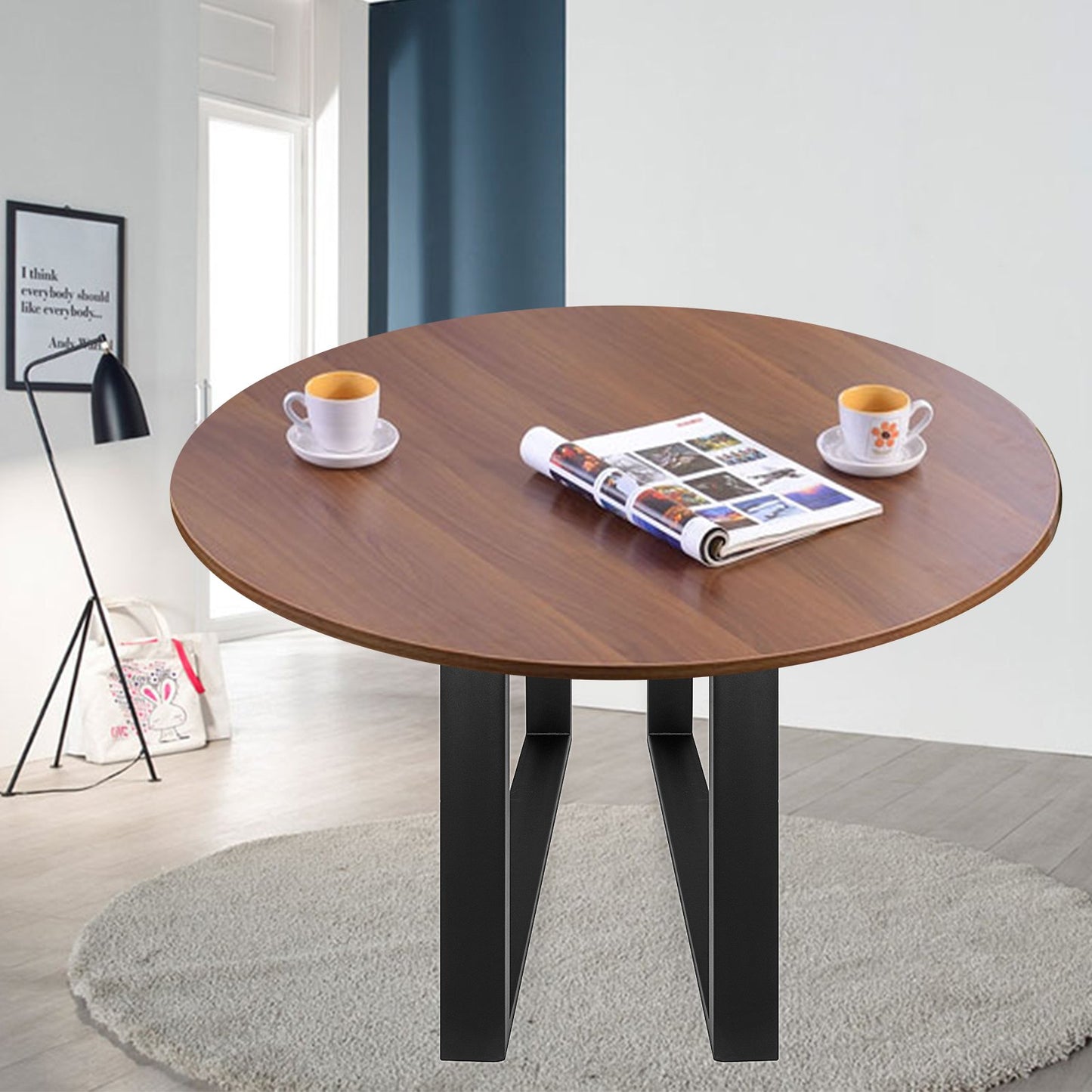 Black Metal Table Legs Set of 2 Steel Table Legs 35x28 Inch Dining Table Legs Office Table Legs Computer Desk Legs Steel Bench Legs Country Style Table Legs DIY Furniture Legs - Image 9