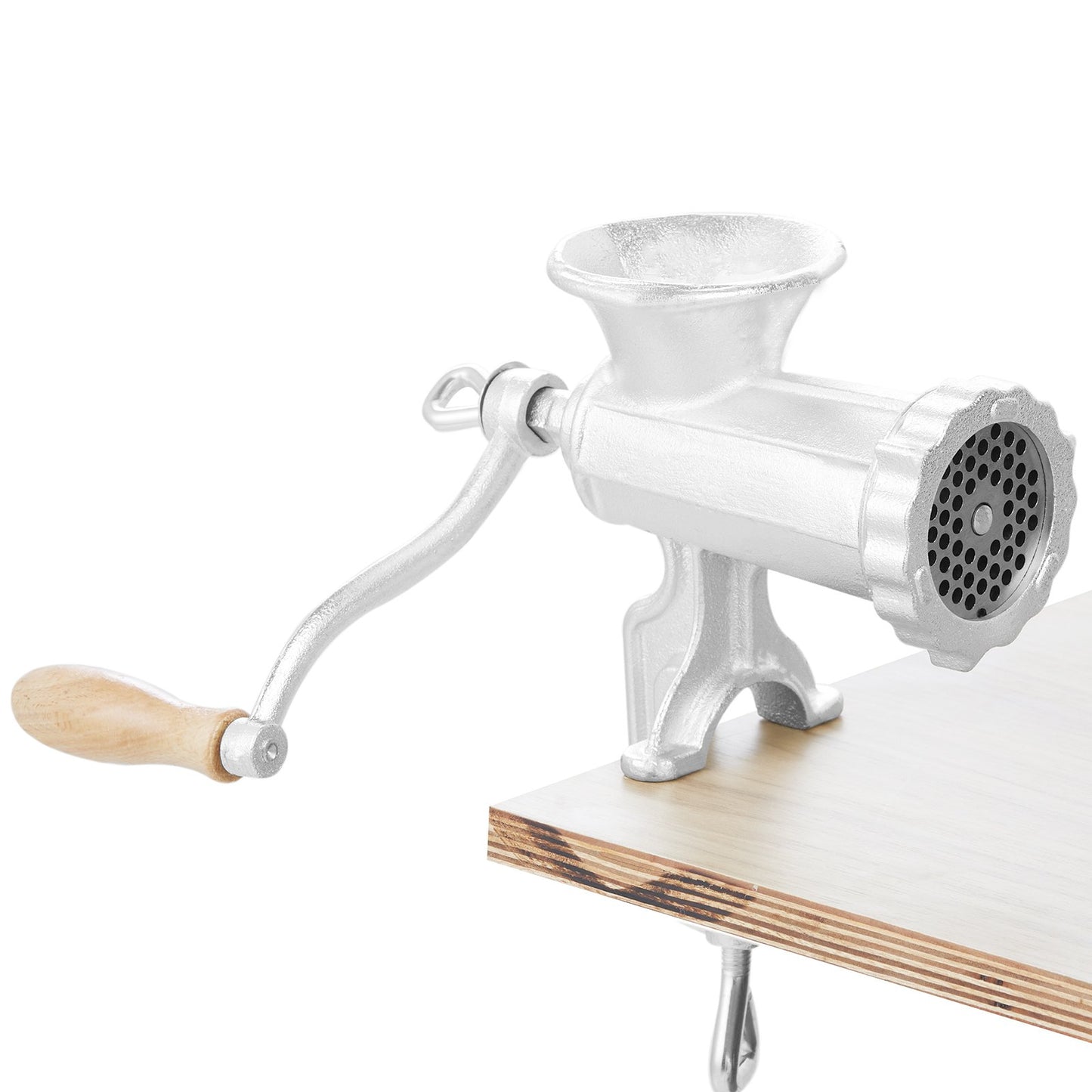 Manual Meat Grinder Heavy Duty Cast Iron Meat Grinder & Steel Table Clamp - Image 9
