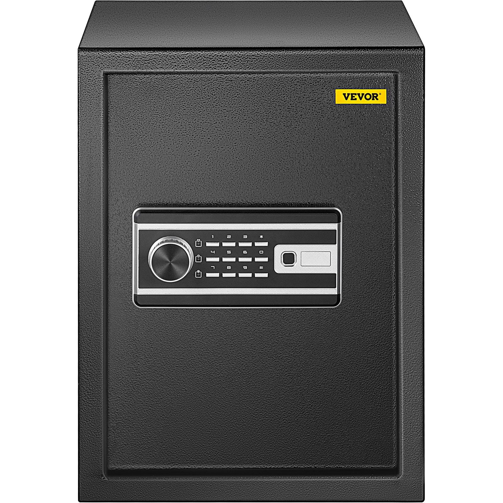 Safe Box, 2.1 CU.FT Fingerprint Safe Box for Money w/ 2 Keys & Digital Keypad, Q235 Steel Safe Box for Storing Cash, Jewelry, Pistols, Documents, Watches in Home & Office & Hotel - Image 9