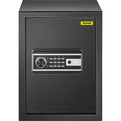 Safe Box, 2.1 CU.FT Fingerprint Safe Box for Money w/ 2 Keys & Digital Keypad, Q235 Steel Safe Box for Storing Cash, Jewelry, Pistols, Documents, Watches in Home & Office & Hotel - Image 9