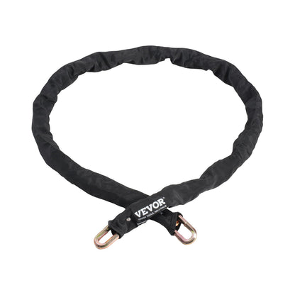 Bike Chain Lock, 5.91 Ft Security Bicycle Chain Lock, Heavy Duty Metal Steel Anti-Theft High Security Bike Locks, Perfect for Bike, Motorcycle, Scooter, Bicycle, Door, Fence, Gate, 9.5mm, Black - Image 9