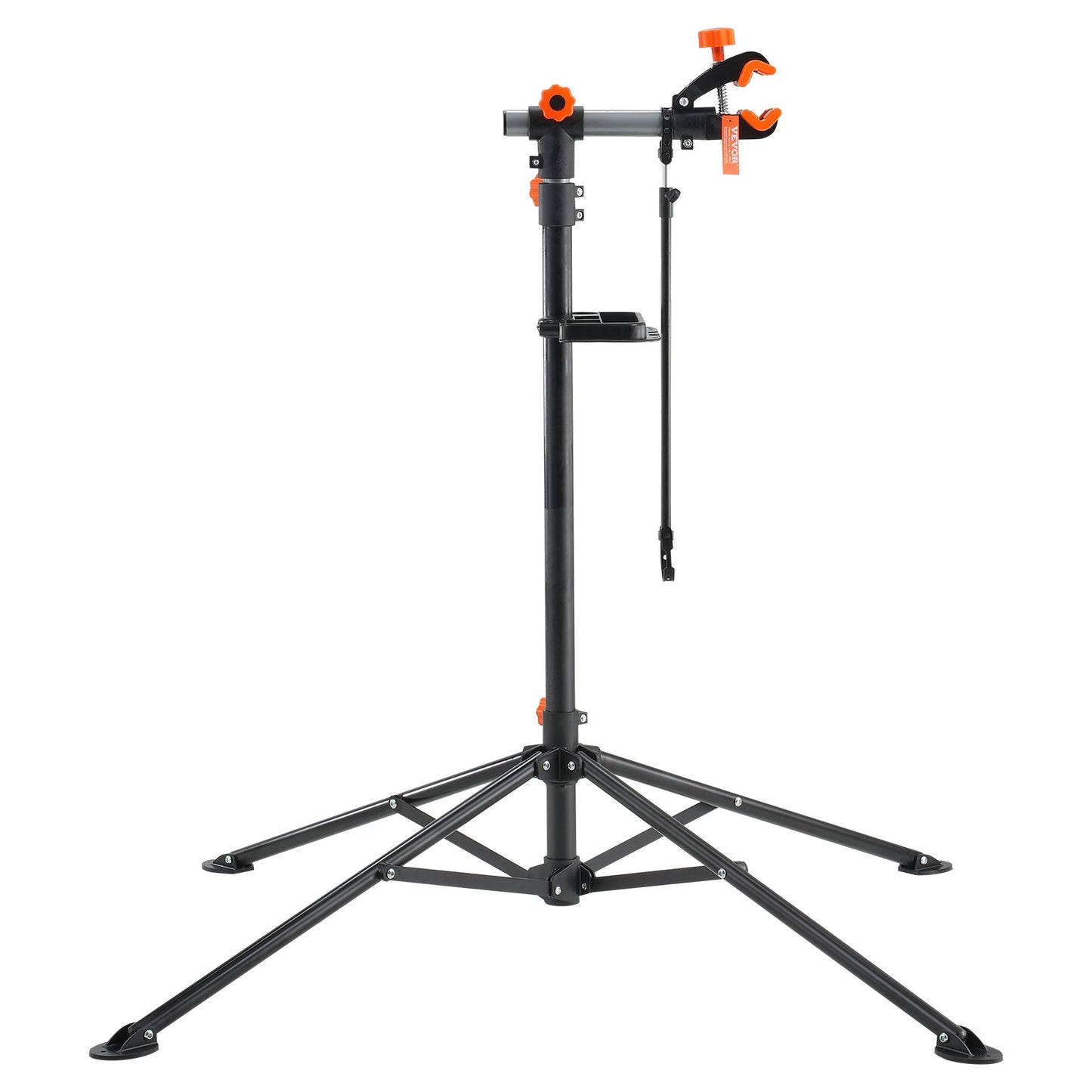 Bike Repair Stand, 80 lbs Heavy-duty Steel Bicycle Repair Stand, Adjustable Height Bike Maintenance Workstand with Magnetic Tool Tray Telescopic Arm, Foldable Bike Work Stand for Home, Shops - Image 9