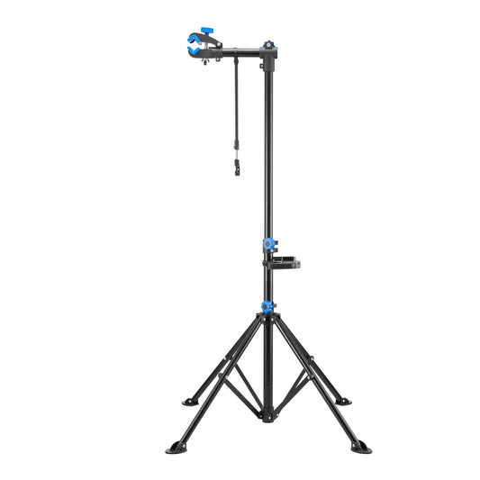 Bike Repair Stand, 29.9 kg Heavy-duty Bicycle Work Stand with 835-1440 mm Adjustable Height & Magnetic Tool Tray, Foldable Bicycle Maintenance Rack, Shop Home Mechanics for Mountain & Road Bike