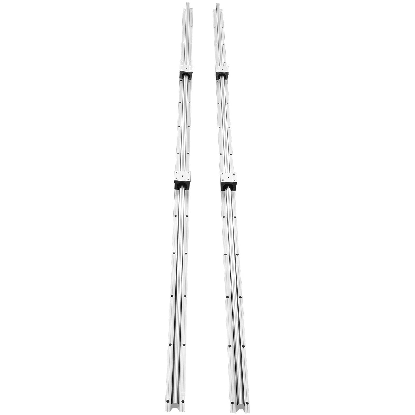 Linear Guide Rail Set, SBR16 2000mm, 2 PCS 78.7 in/2000 mm SBR16 Guide Rails and 4 PCS SBR16UU Slide Blocks, Linear Rails and Bearings Kit for Automated Machines DIY Project CNC Router Machines - Image 9