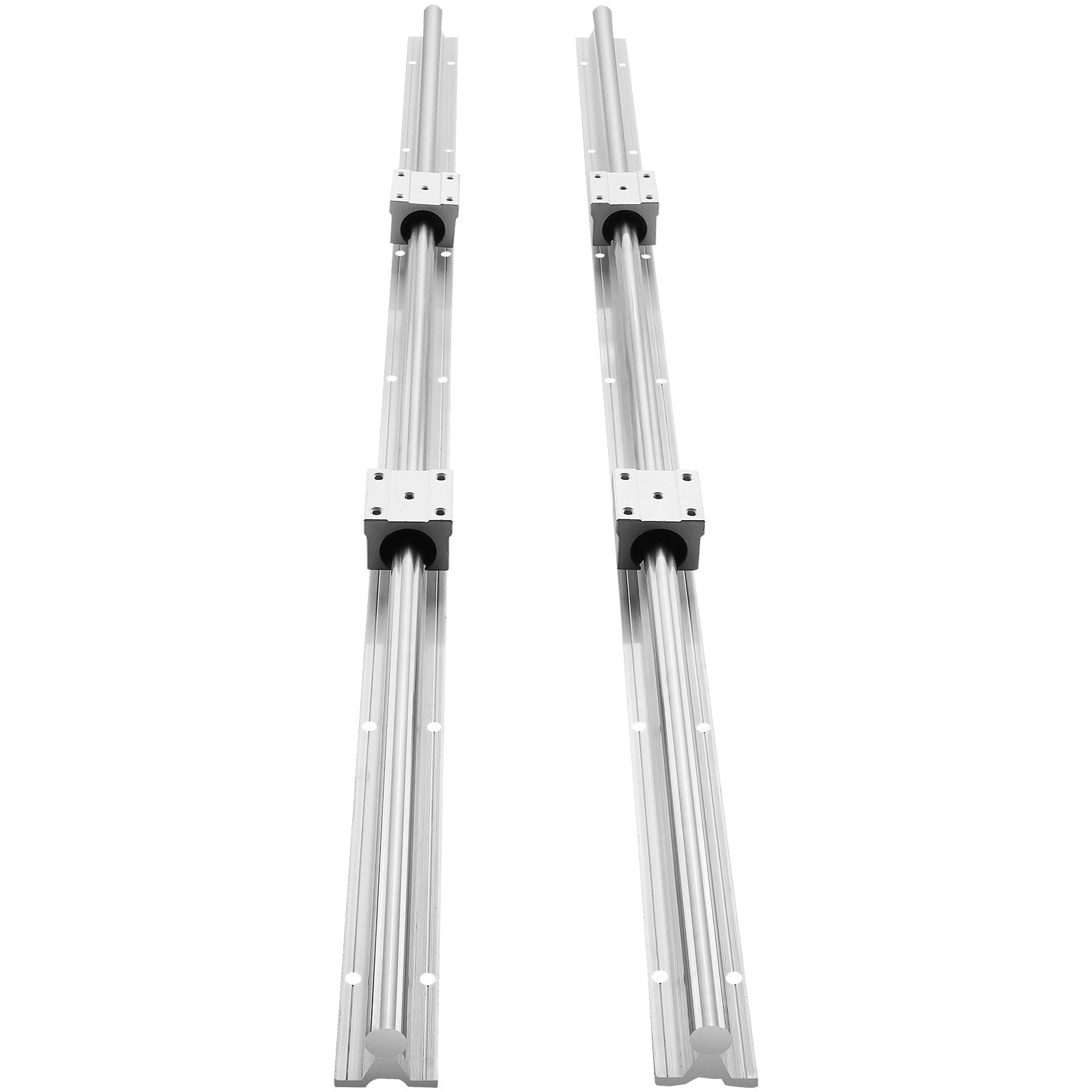 Linear Guide Rail Set, SBR20 800mm, 2 PCS 31.5 in/800 mm SBR20 Guide Rails and 4 PCS SBR20UU Slide Blocks, Linear Rails and Bearings Kit for Automated Machines DIY Project CNC Router Machines - Image 9