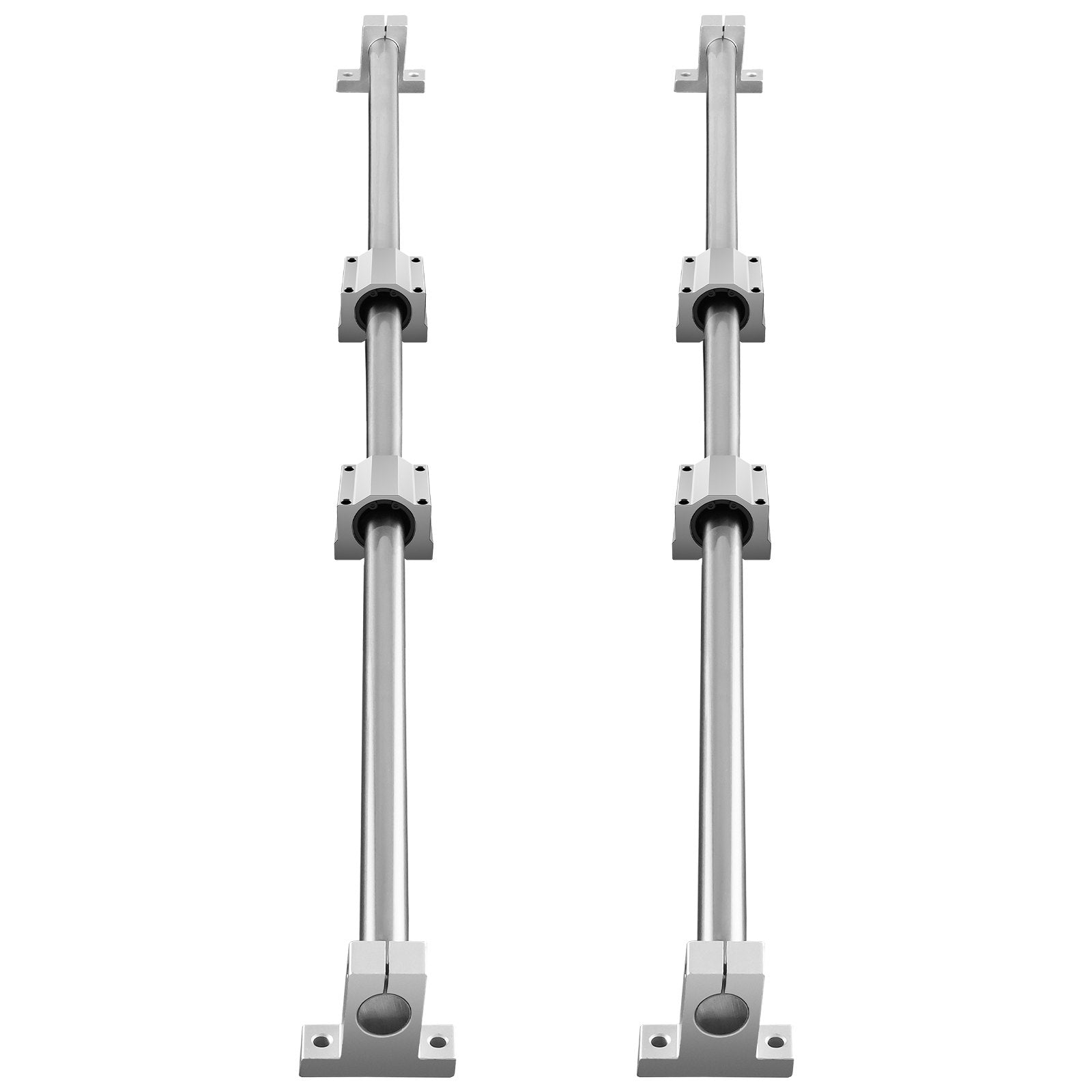 Linear Guide Rail Set, SFC20 1200mm, 2 PCS 47.2 in/1200 mm SFC20 Guide Rails 4 PCS SC20 Slide Blocks 4 PCS Rail Supports, Linear Rails and Bearings Kit for Automated Machines CNC DIY Project - Image 9