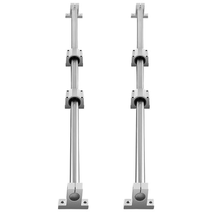 Linear Guide Rail Set, SFC20 1200mm, 2 PCS 47.2 in/1200 mm SFC20 Guide Rails 4 PCS SC20 Slide Blocks 4 PCS Rail Supports, Linear Rails and Bearings Kit for Automated Machines CNC DIY Project - Image 9