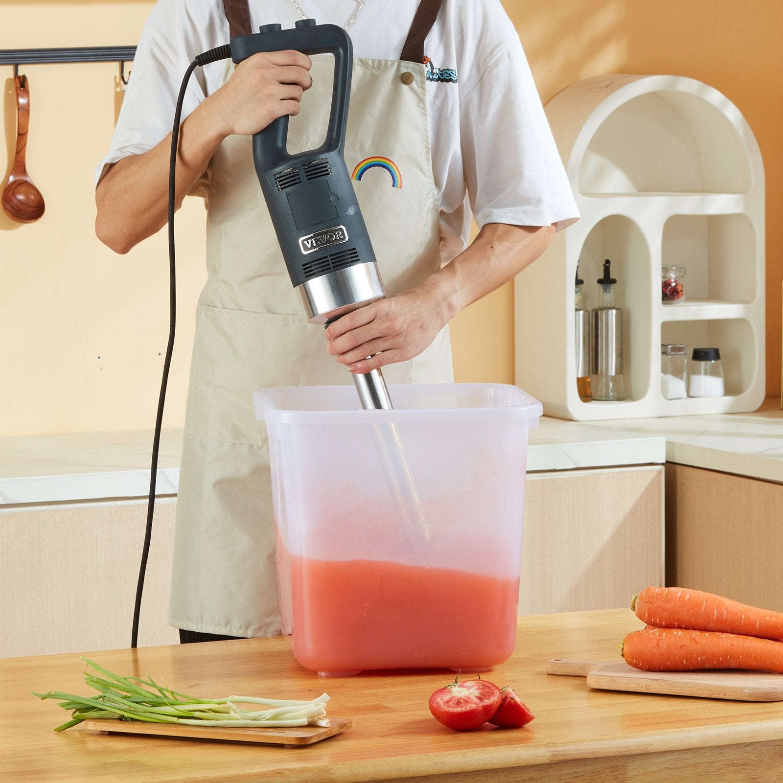 Commercial Immersion Blender Heavy Duty Hand Mixer 750W Variable Speed - Image 8