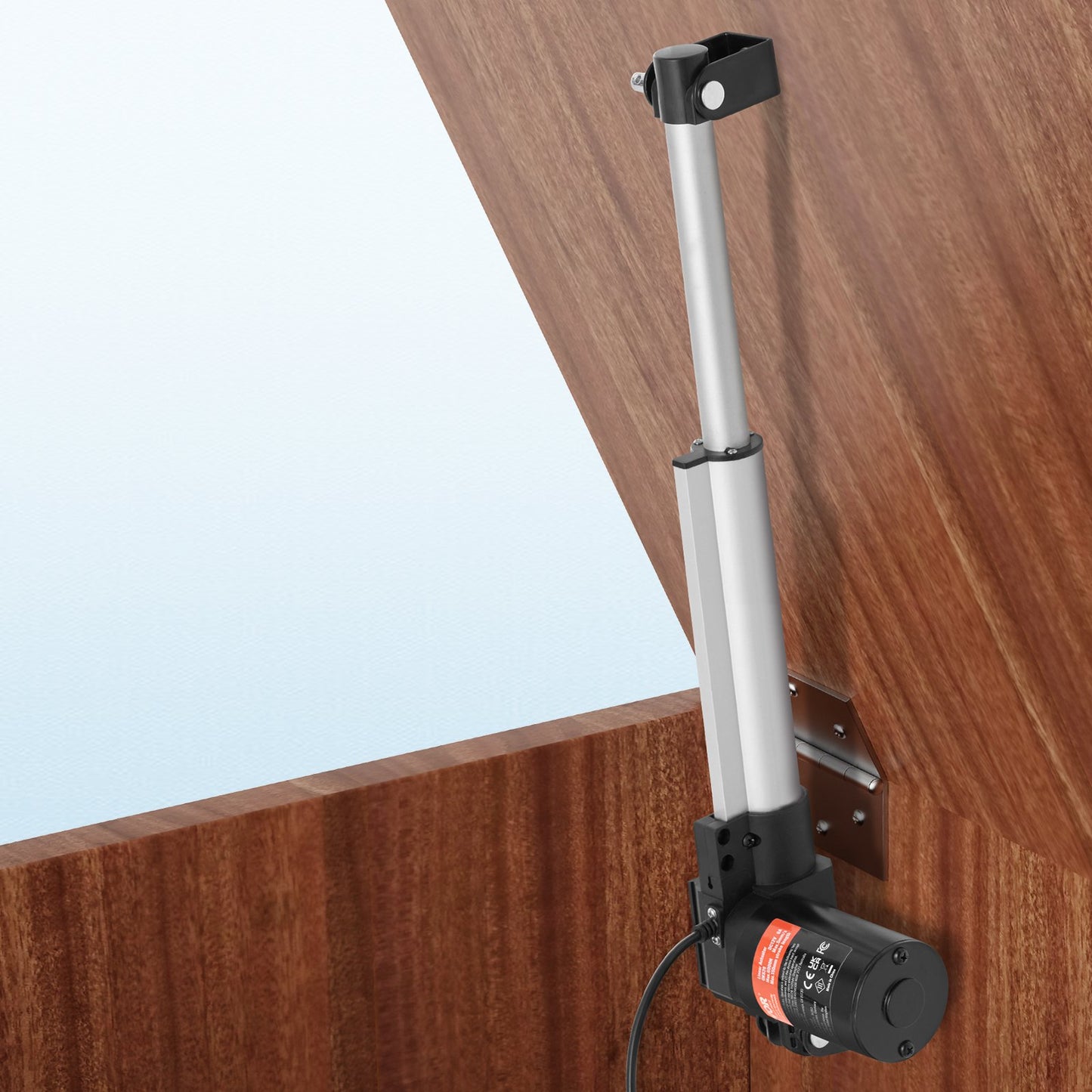 Linear Actuator 12V, 8 Inch Heavy Duty 1320lbs/6000N Linear Actuator, 0.19"/s Linear Motion Actuator with Mounting Bracket & IP44 Protection for Electric Door Industrial Machinery Vessels Cargo - Image 8